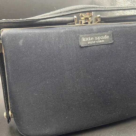 KATE Spade Nylon Structured Bag Vintage 90s - Picture 8 of 10